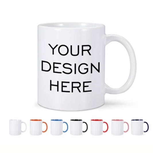 Customized Mugs Personalized Text Pattern Image