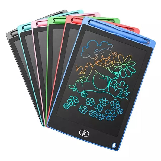 LCD Writing Drawing Tablet For Kids 8.5 Inch Multi-Color